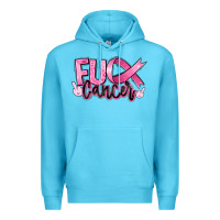 Ocean Blue fuck breast cancer Premium Hoodie - RanaPortraitStore