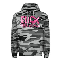 Slate Camo fuck breast cancer Premium Hoodie - RanaPortraitStore
