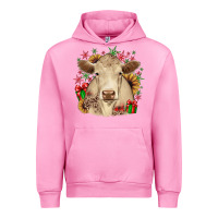 Fuchsia Pink christmas charolais Urban Hoodie - JahusDesignShop