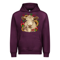 Mauve Wine christmas charolais Urban Hoodie - JahusDesignShop