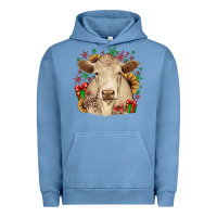 Pigment Pebble Blue christmas charolais Urban Hoodie - JahusDesignShop
