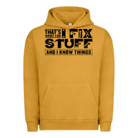Pigment Peanut Butter that's what i do i fix stuff and i know things funny Urban Hoodie - maiPhamDesign