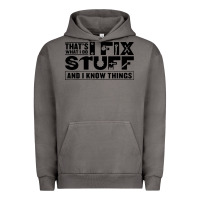 Pigment Tornado that's what i do i fix stuff and i know things funny Urban Hoodie - maiPhamDesign