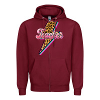 Burgundy flash teacher Zipper Hoodie - BarkalooDesign