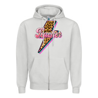 Dove Grey flash teacher Zipper Hoodie - BarkalooDesign