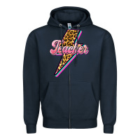 Navy flash teacher Zipper Hoodie - BarkalooDesign