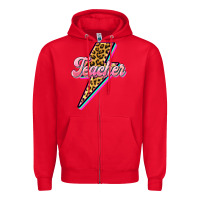Red flash teacher Zipper Hoodie - BarkalooDesign