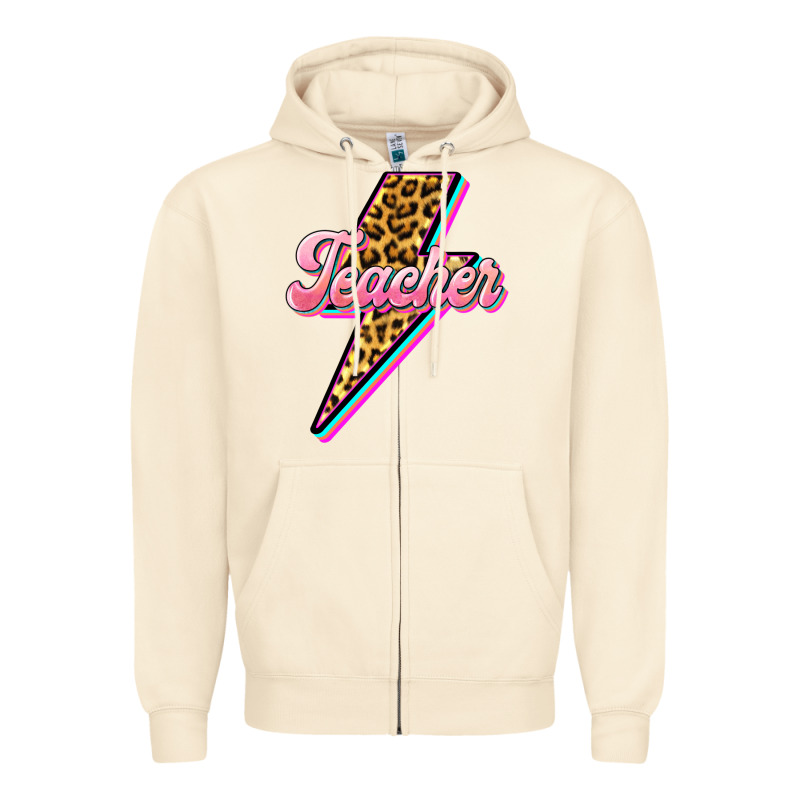 Flash Teacher Zipper Hoodie by BarkalooDesign | Teevron