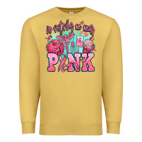 Antique Gold in october we wear pink Premium Sweatshirt - AdoDesignShop