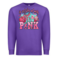 Purple in october we wear pink Premium Sweatshirt - AdoDesignShop