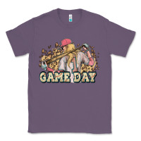 Lavender game day baseball leopard Classic Tee - HowdyJamesFarm