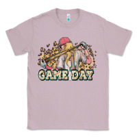 Lilac game day baseball leopard Classic Tee - HowdyJamesFarm