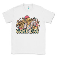 White game day baseball leopard Classic Tee - HowdyJamesFarm