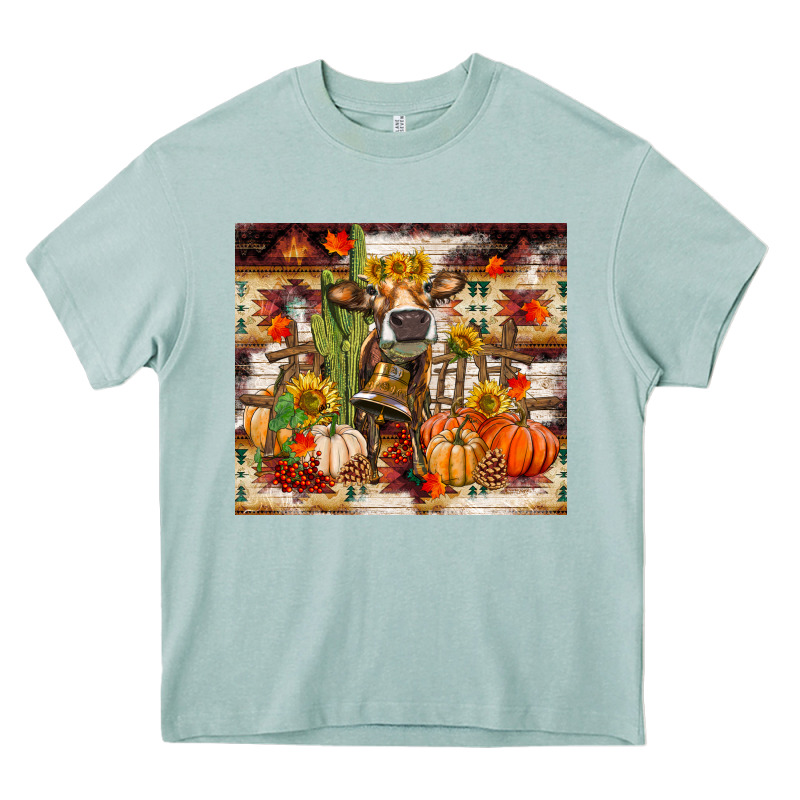 Fall Heifer Cow Heavy Core Tee by RanaPortraitStore | Teevron