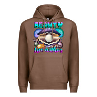 Chestnut Beauty Lies Within Premium Hoodie - CowhideDigitalArt