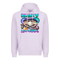 Lilac Beauty Lies Within Premium Hoodie - CowhideDigitalArt