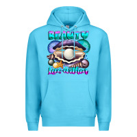 Ocean Blue Beauty Lies Within Premium Hoodie - CowhideDigitalArt