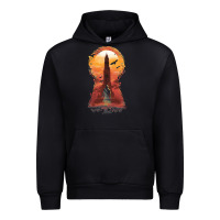 Black Retro Animation  Novel Art Characters Poster Urban Hoodie - maiPhamDesign