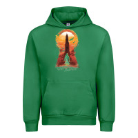 Emerald Retro Animation  Novel Art Characters Poster Urban Hoodie - maiPhamDesign