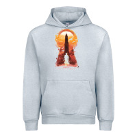 Heather Grey Retro Animation  Novel Art Characters Poster Urban Hoodie - maiPhamDesign