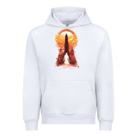 White Retro Animation  Novel Art Characters Poster Urban Hoodie - maiPhamDesign