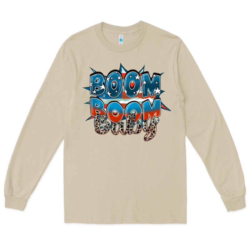 Boom Boom Baby Long Sleeve Tee by FaDigitalArtStudio | Teevron