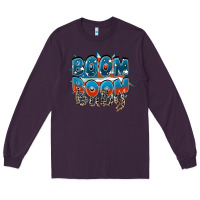 Plum Boom boom baby Long Sleeve Tee - FaDigitalArtStudio