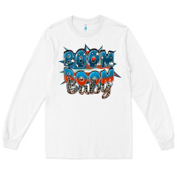 White Boom boom baby Long Sleeve Tee - FaDigitalArtStudio