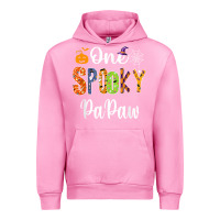 Fuchsia Pink grandpa family halloween matching shirts, one spooky papaw t shirt Urban Hoodie - maiPhamDesign