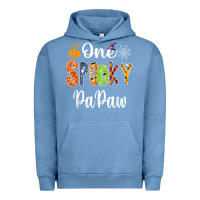 Pigment Pebble Blue grandpa family halloween matching shirts, one spooky papaw t shirt Urban Hoodie - maiPhamDesign