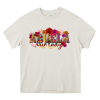 Cream Abuela Our Lady Heavy Core Tee - texasbilliewilder