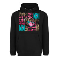 Black mini mini mini with hearts Heavyweight Hoodie - AdoDesignShop