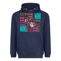 Navy mini mini mini with hearts Heavyweight Hoodie - AdoDesignShop