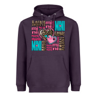 Plum mini mini mini with hearts Heavyweight Hoodie - AdoDesignShop