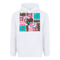 White mini mini mini with hearts Heavyweight Hoodie - AdoDesignShop