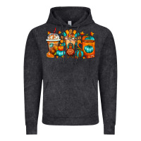 Vintage Black Thanksgiving Coffee Cups Vintage Hoodie - FaDigitalArtStudio