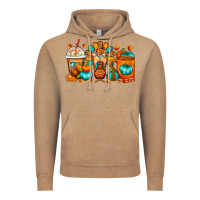 Vintage Coffee Thanksgiving Coffee Cups Vintage Hoodie - FaDigitalArtStudio