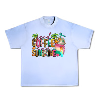 Iced Coffee And Sunshine Summer Urban Heavy Tee | Teevron