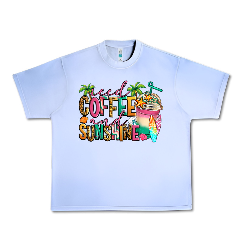 Iced Coffee And Sunshine Summer Urban Heavy Tee by Jasminsmagicworld | Teevron