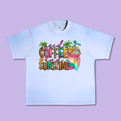 Iced Coffee And Sunshine Summer Urban Heavy Tee Designed By Jasminsmagicworld