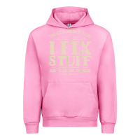Fuchsia Pink that's what i do i fix stuff and i know things funny saying t shirt Urban Hoodie - maiPhamDesign
