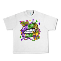 Lunar Rock mardi gras lip olivia Urban Heavy Tee - OliviaCreatesArt