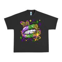 Pigment Black mardi gras lip olivia Urban Heavy Tee - OliviaCreatesArt