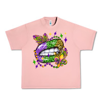 Salmon mardi gras lip olivia Urban Heavy Tee - OliviaCreatesArt