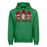 Emerald merry christmas gnome with christmas lights Urban Hoodie - JahusDesignShop