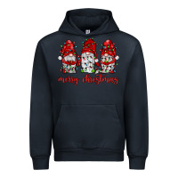Navy merry christmas gnome with christmas lights Urban Hoodie - JahusDesignShop