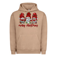 Pigment Burro merry christmas gnome with christmas lights Urban Hoodie - JahusDesignShop