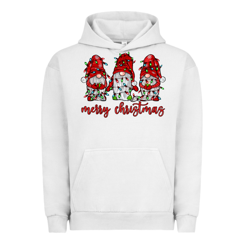 Merry Christmas Gnome With Christmas Lights Urban Hoodie by JahusDesignShop | Teevron