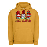 Pigment Peanut Butter merry christmas gnome with christmas lights Urban Hoodie - JahusDesignShop