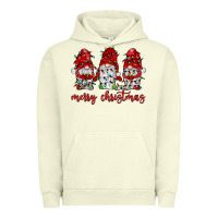 Pigment Pistachio merry christmas gnome with christmas lights Urban Hoodie - JahusDesignShop